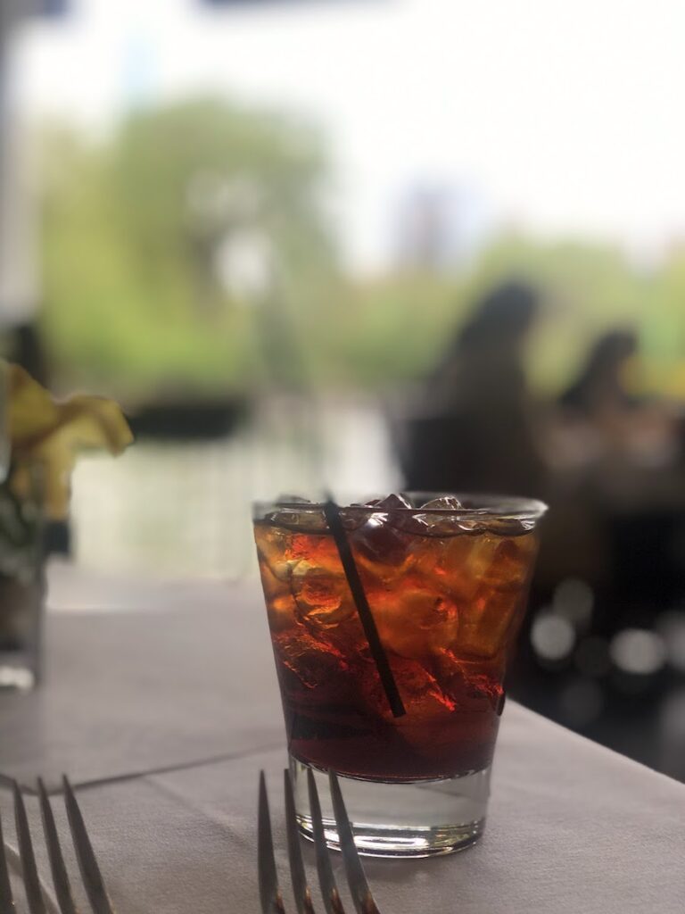 a cocktail option at loeb boathouse | Better Together Here 