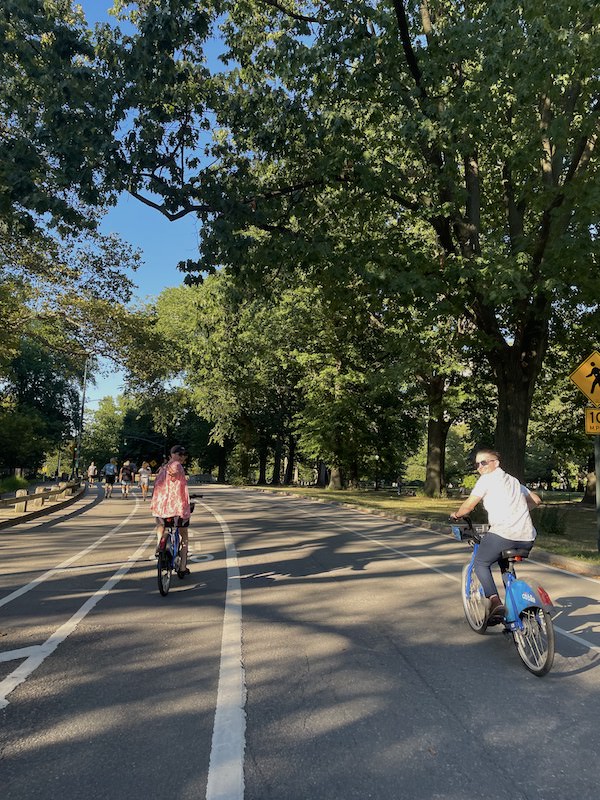 riding citi bikes on the central park loop | Better Together Here