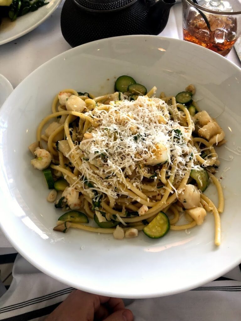 tasty pasta at loeb boathouse restaurant | Better Together Here 