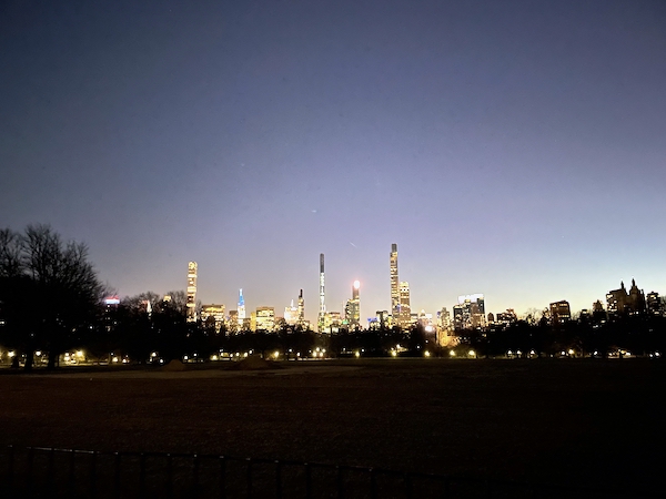 nighttime view from the great lawn | Better Together Here 