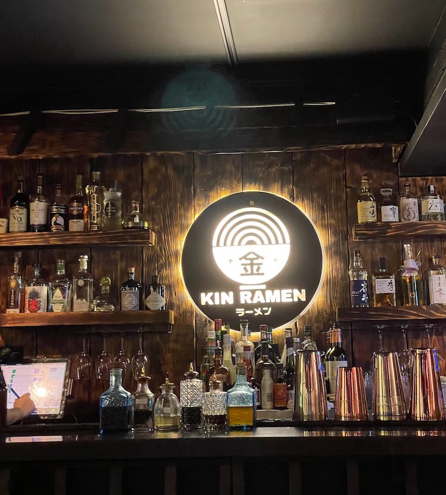 the bar at kin ramen | Better Together Here 