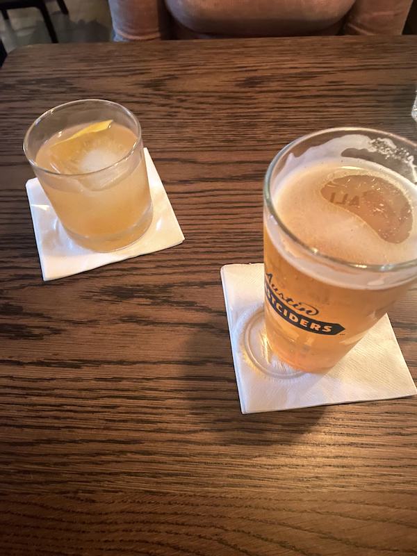 downeast cider and cocktail at copper johns | Better Together Here