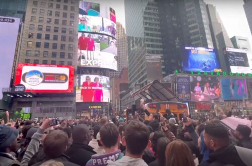 Fred Again, Skrillex, Four Tet in Times Square NYC | Better Together Here