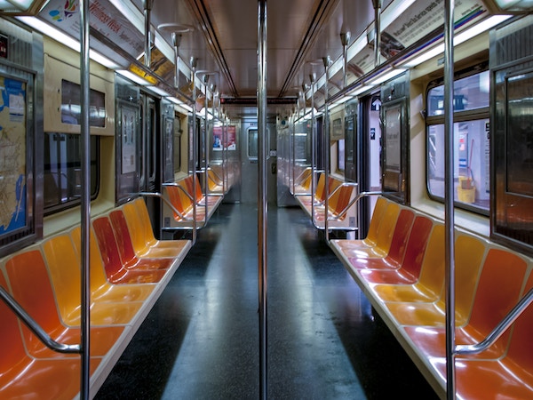 interior view of an nyc subway car | Better Together Here