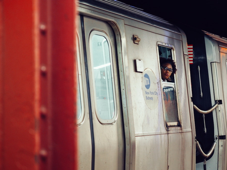 riding the middle train with the conductor is a local nyc safety tip | Better Together Here