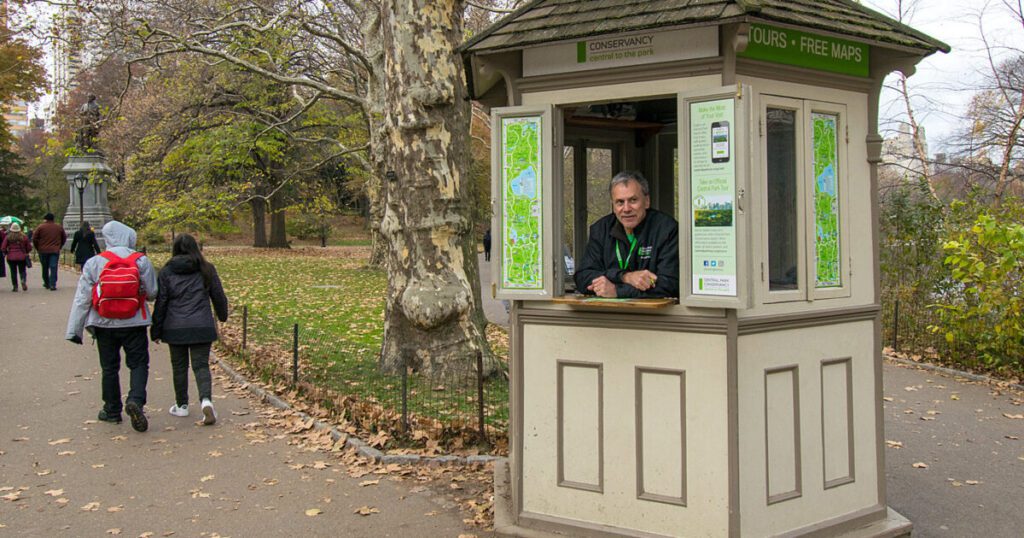 central park information kiosk | Better Together Here