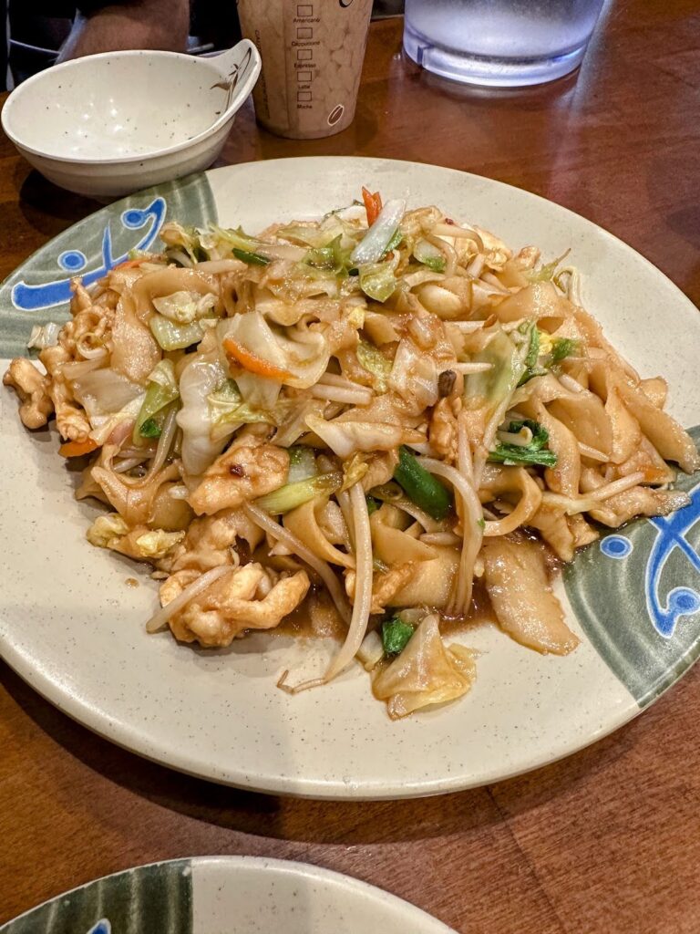 tasty hand pulled noodle dish is a cheap chinese food option in hells kitchen | Better Together Here