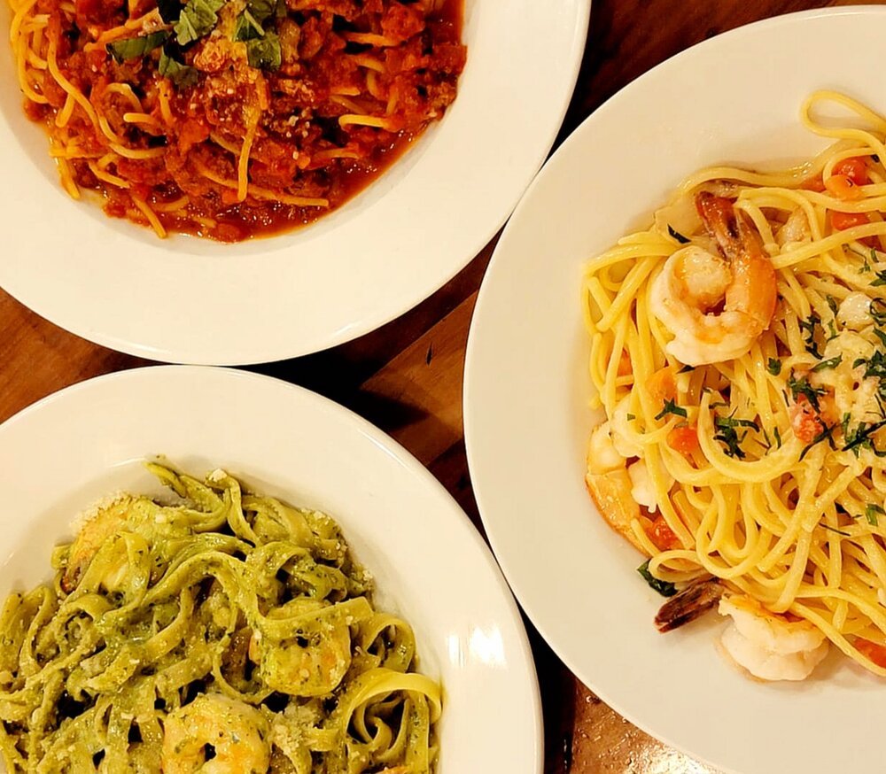 pasta dishes at pazza notte italian restaurant near the moma | Better Together Here