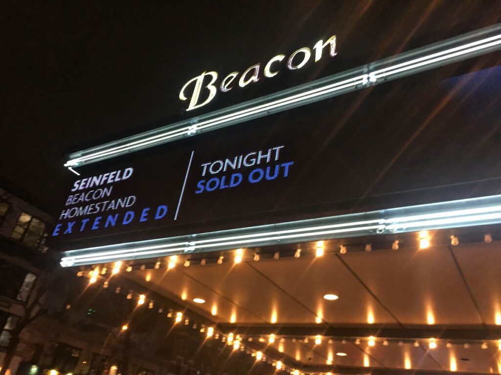 beacon theatre sign NYC | Better Together Here