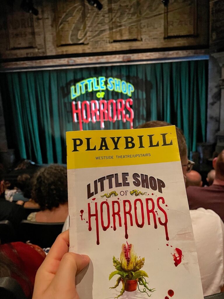 little shop of horrors playbill and stage off broadway | Better Together Here