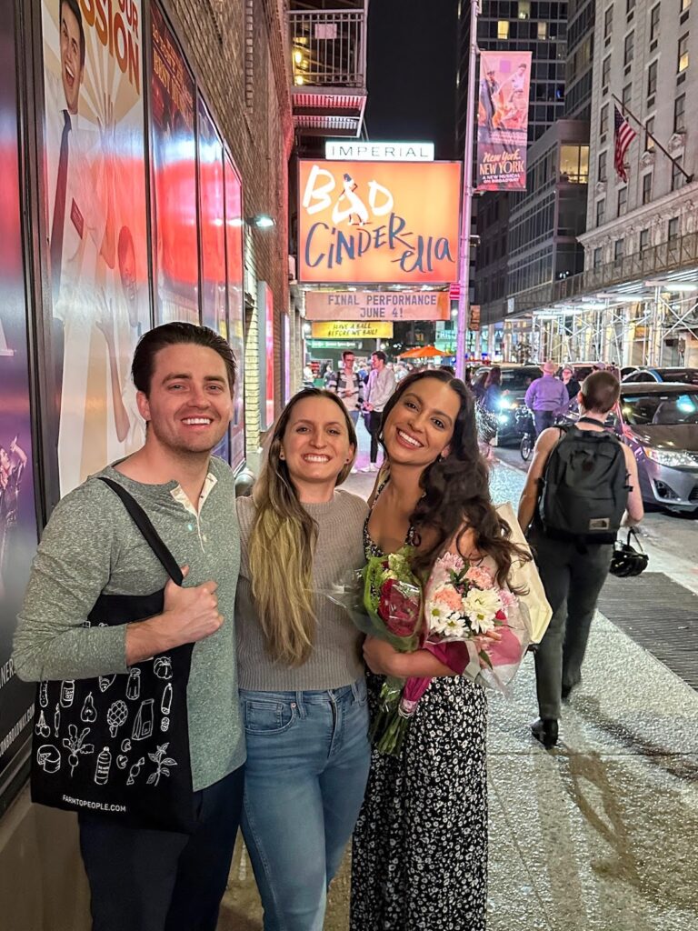 meeting a cast member after a broadway show | Better Together Here