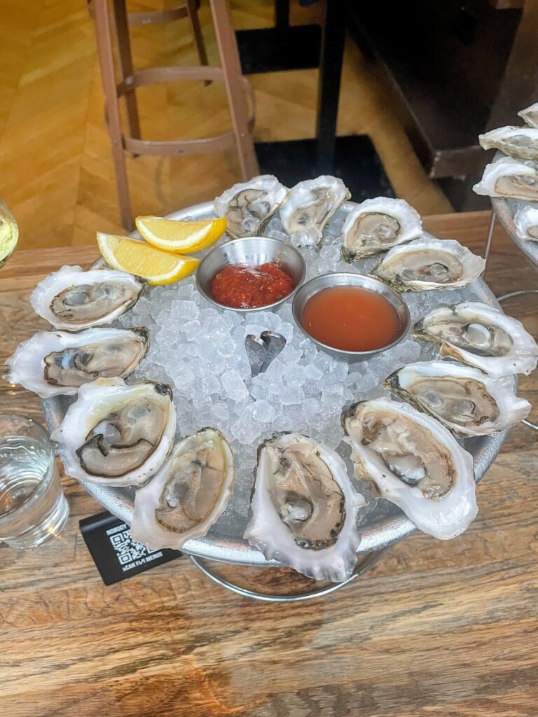 oysters at happy hour at nobody told me on the upper west side | Better Together Here