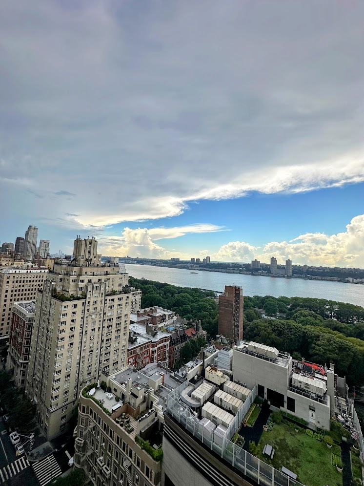 view of the upper west side from on top of an apartment building terrace | Better Together Here