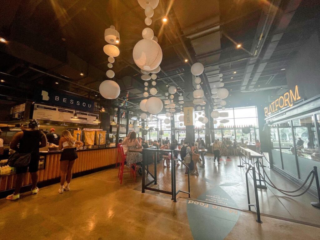 picture of food hall at pier 57 | Better Together Here