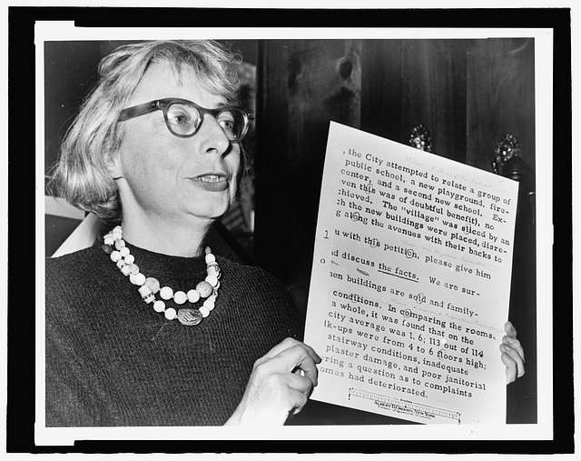 jane jacobs at a west village conference | Better Together Here
