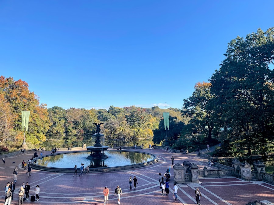 bethesda fountain during autumn | Better Together Here