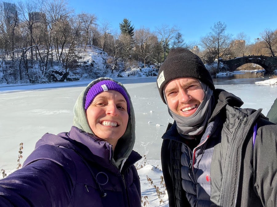 central park and gapstow bridge in the winter | Better Together Here