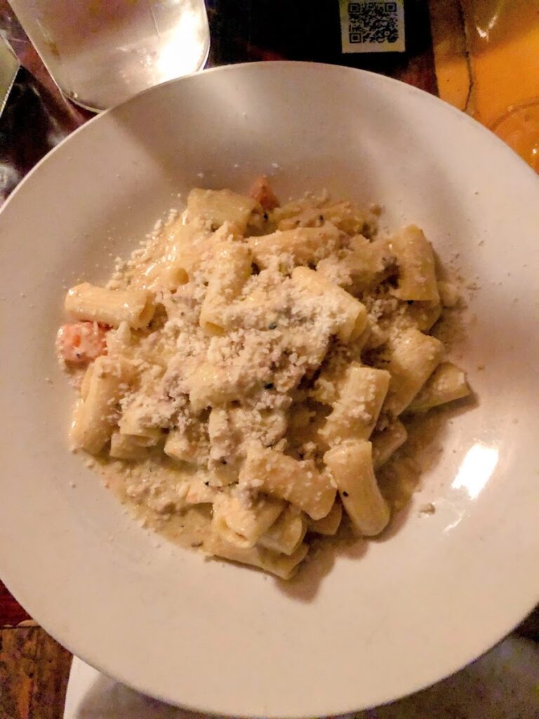 rigatoni con salsiccia at giano restaurant in new york city | Better Together Here