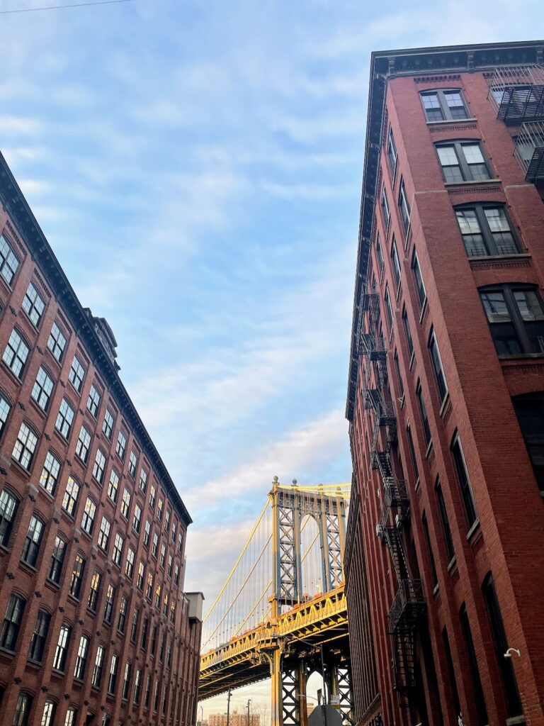 photo of a bridge in dumbo brooklyn | Better Together Here