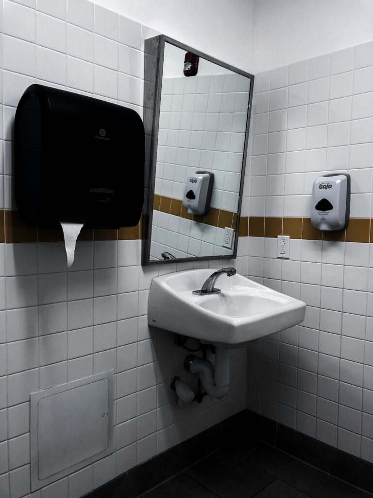 a public restroom in new york city | Better Together Here