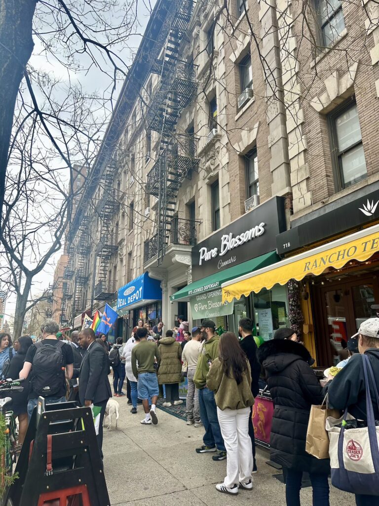 family friends and community members at the pure blossoms grand opening on the upper west side | Better Together Here