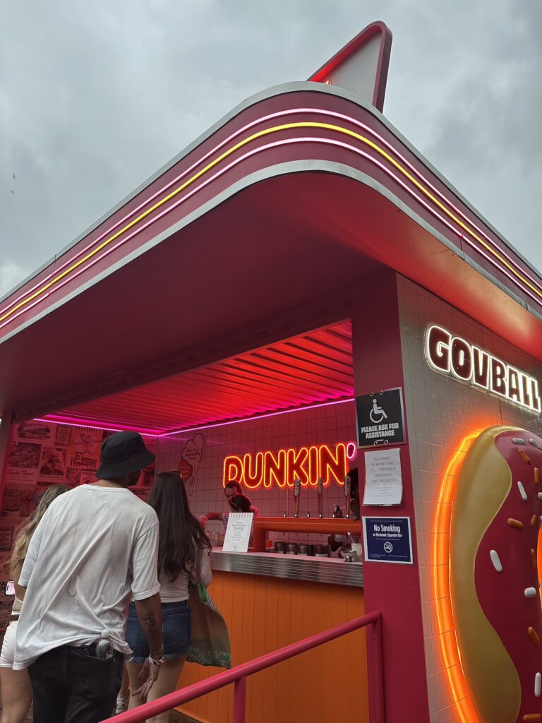 free dunkin donuts samples at governors ball | Better Together Here