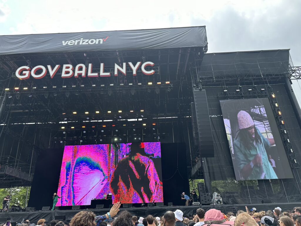 up close view of main stage at governors ball | Better Together Here